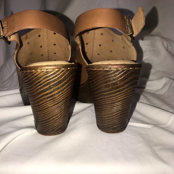 BORN LEATHER SLINGBACK CLOGS Sz 10 - Picture 8 of 8